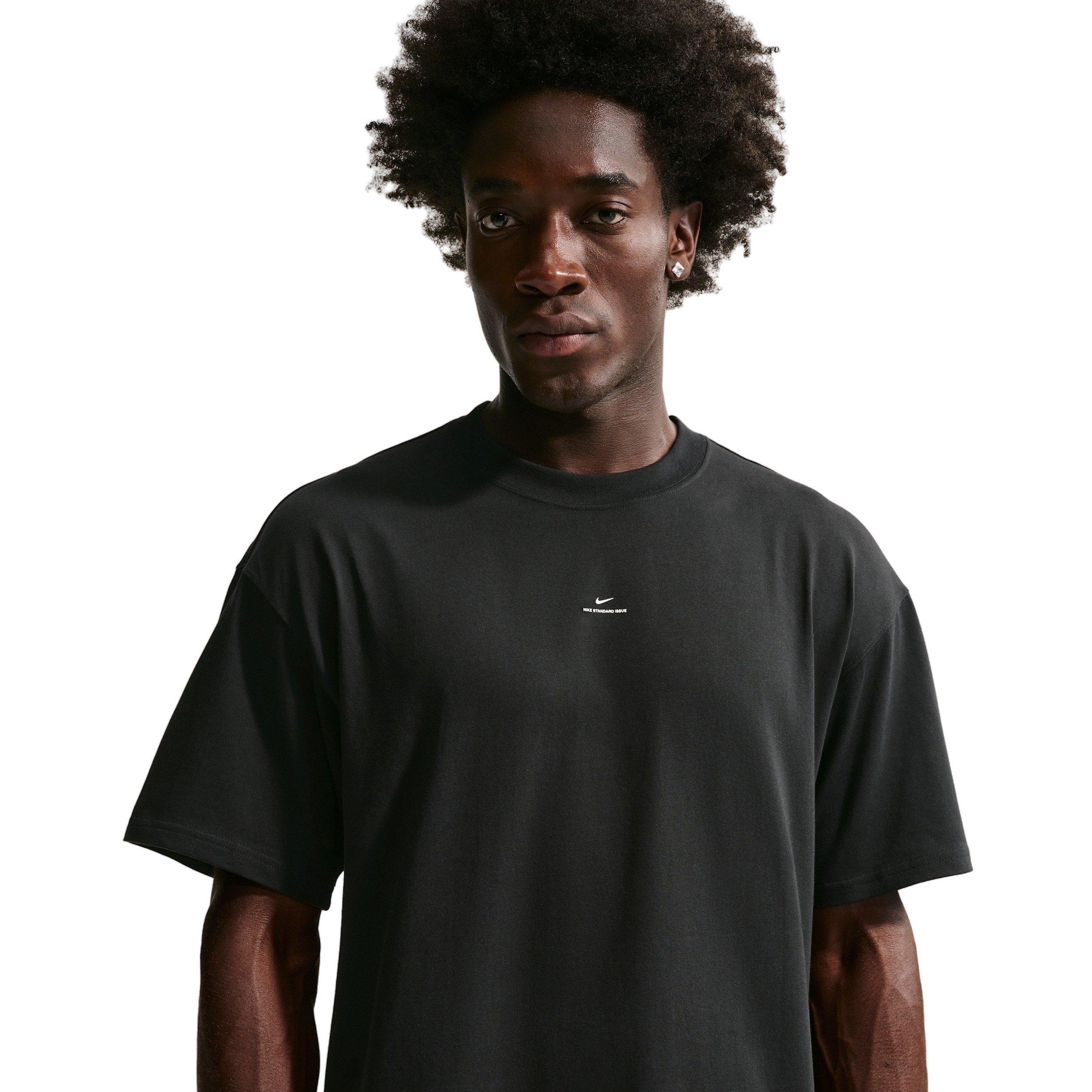 Nike Men's Standard Issue Dri-FIT Short-Sleeve Basketball T-Shirt - Black - BLACK